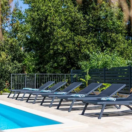 Pafran With Heated Pool Krk Veglia